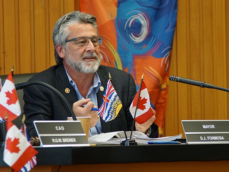 City of Powell River mayor Dave Formosa