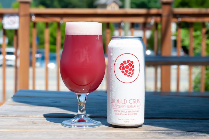 Would Crush Raspberry Wheat Ale by Twin Sails Brewing.
