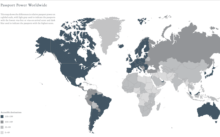 Chart: The world's most powerful passports