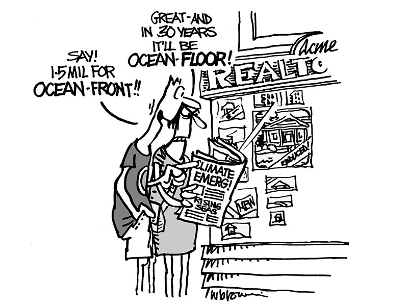 Powell River Peak cartoon