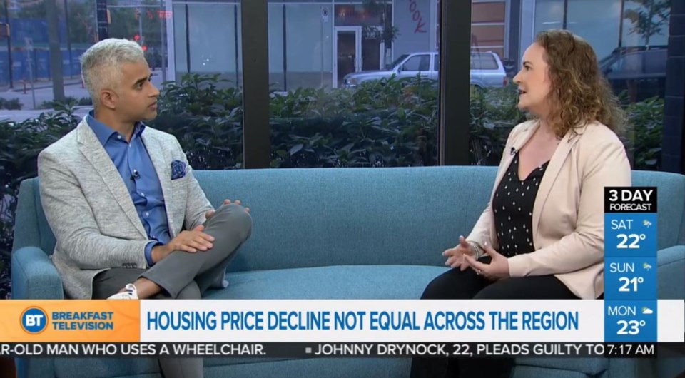 Joannah Connolly with Riaz on City TV BT 鶹ýӳJuly 5 2019
