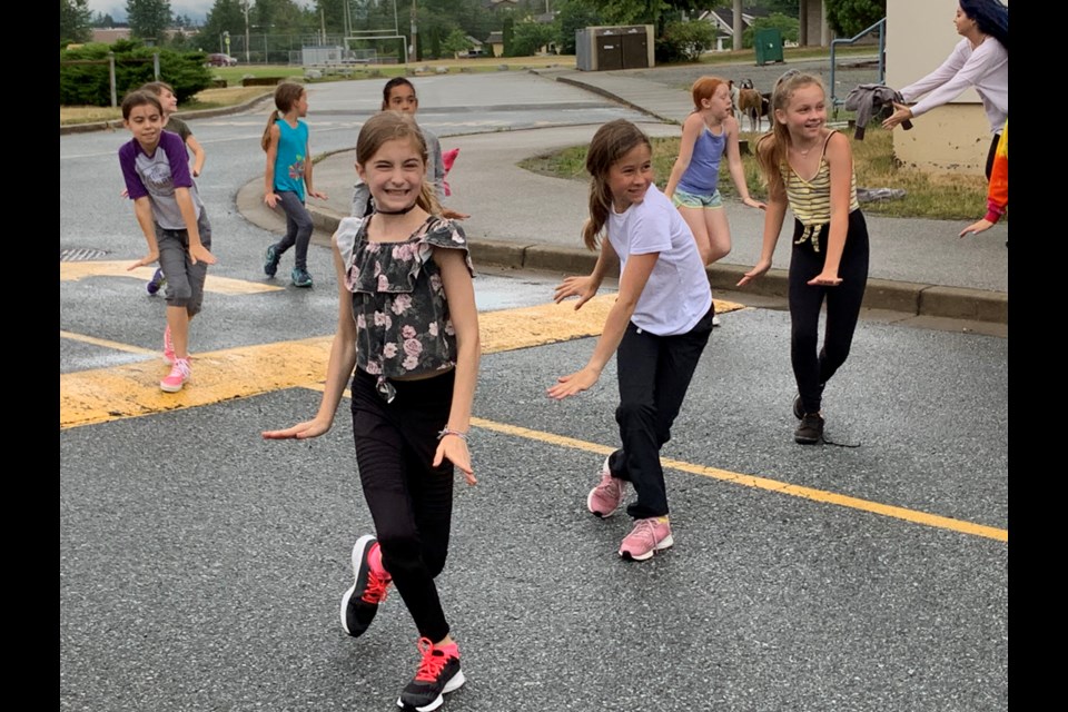 Practice makes perfect for the Squamish dancers headed to California this week.