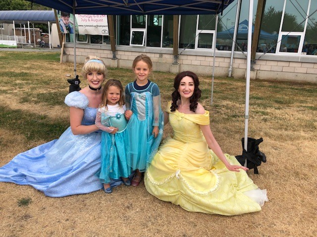 Cinderella and Belle were the special guests invited for the opening of the Summer Fun in the Park event. Photo submitted