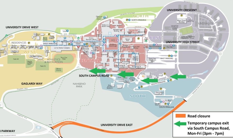 sfu map