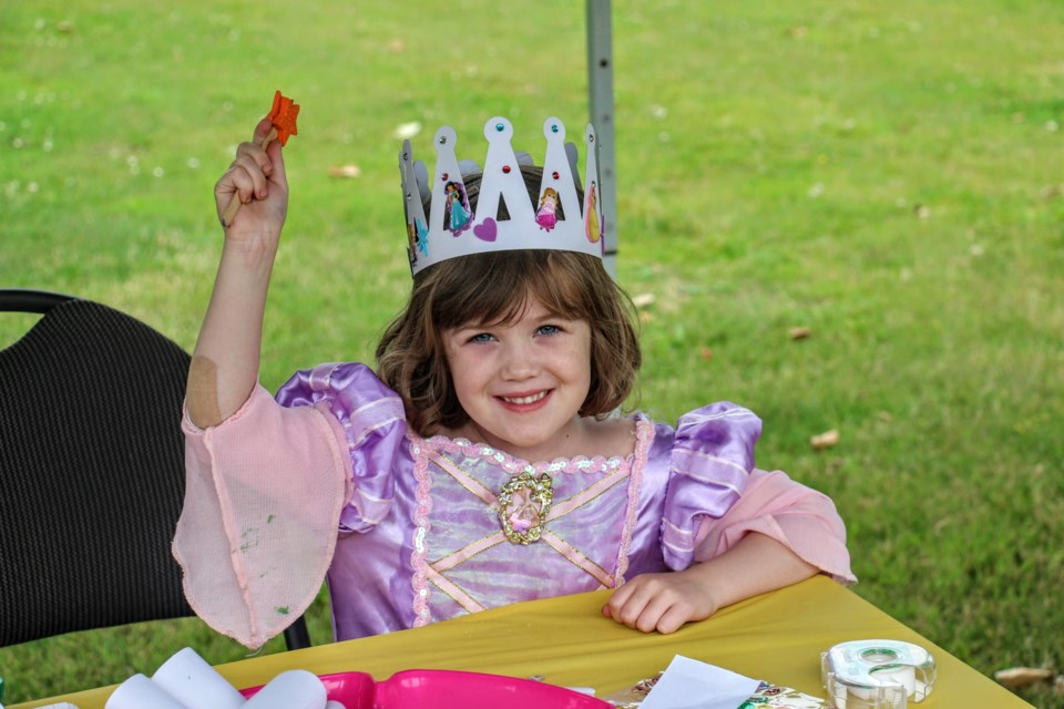The recent Princess Party was a free event that featured a variety of activities including crown making, dress-up, a creativity centre, face painting, origami and more.