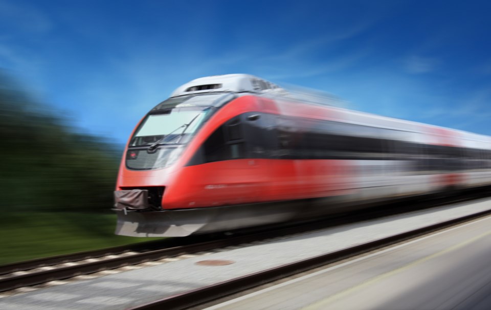 The ultra-high-speed system would travel at speeds of more than 320 kilometres per hour. Photo iStoc