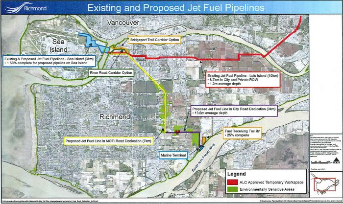 map of pipeline