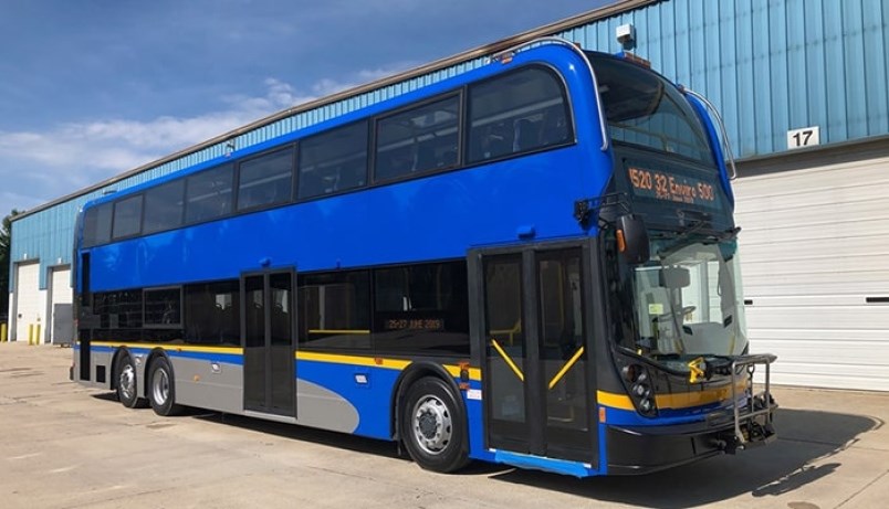 translink double decker bus