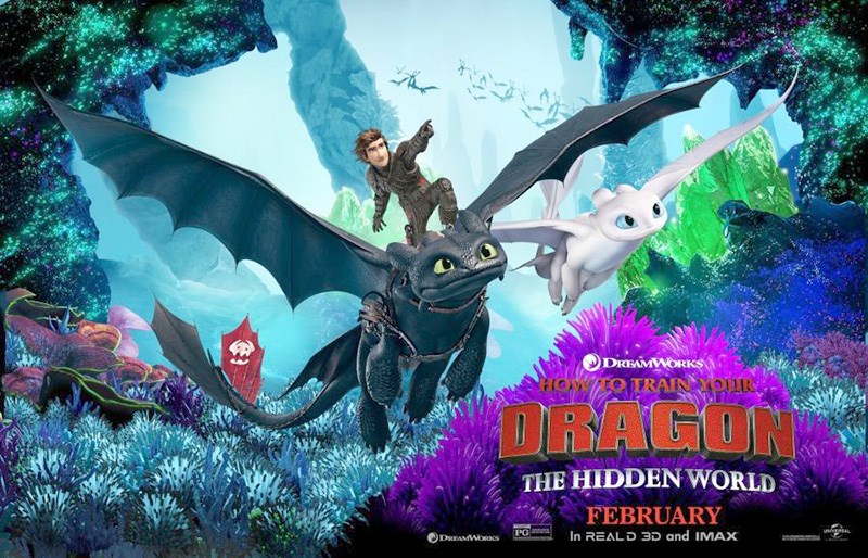 Movie poster: How to Train Your Dragon: Hidden World