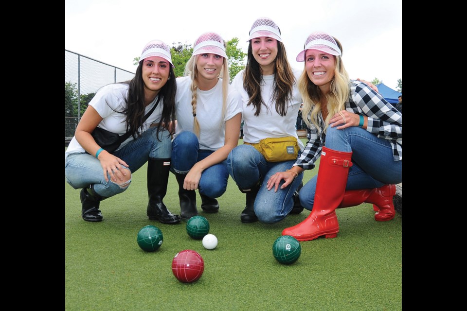 Eva Perez, Julie Vanleeuwen, Lindsey Dunbar and Lisa Whitehead.