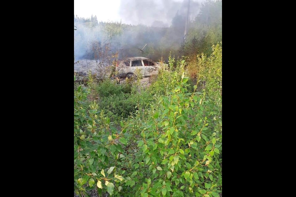This vehicle was reportedly found near Gillam, Manitoba. Submitted Photo