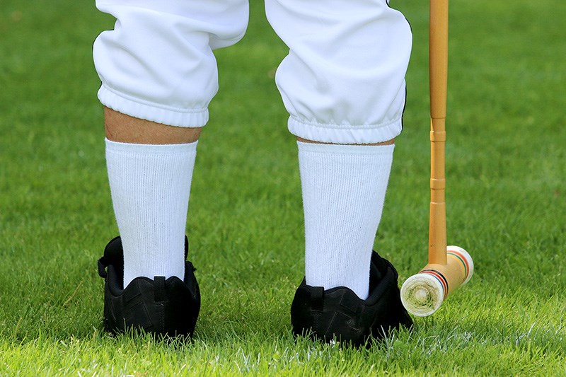 MARIO BARTEL/THE TRI-CITY NEWS
For some of the players, croquet is about style.