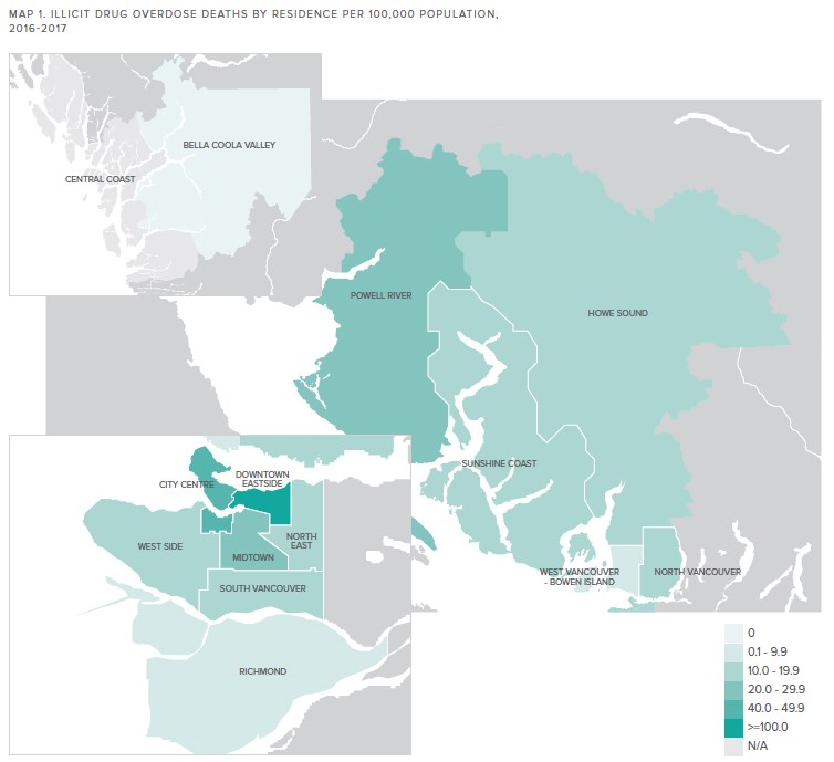 OD stats map