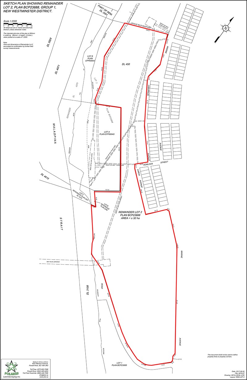 Powell River Waterfront Development Corporation land