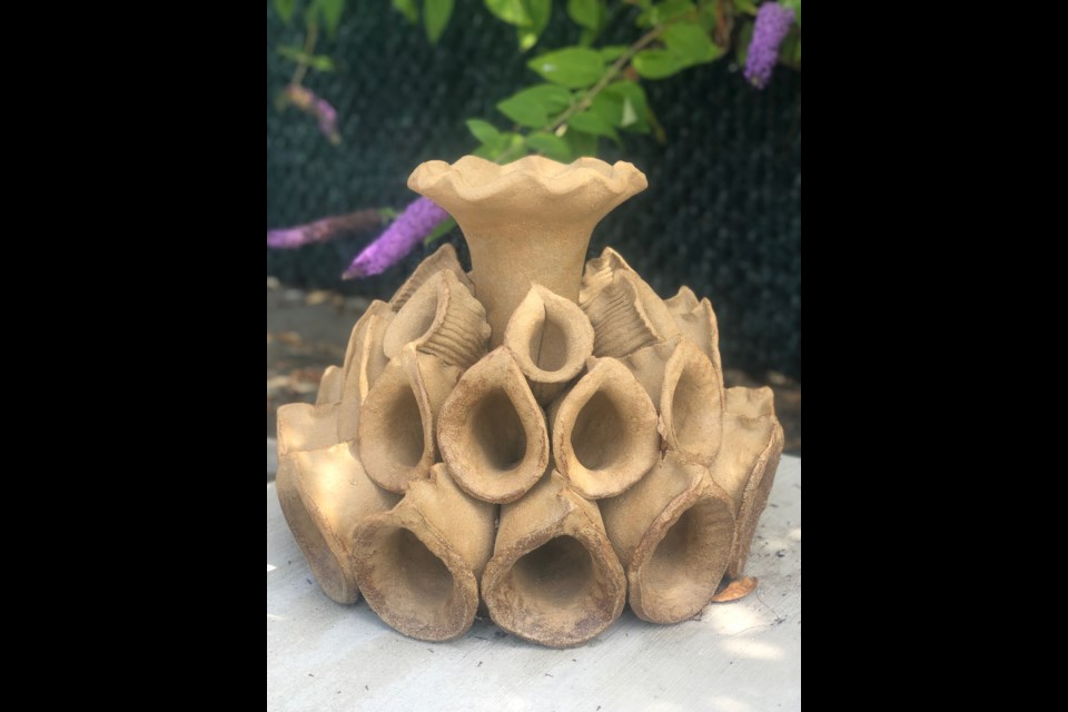 One of the nine sculptures that will make up an artificial reef meant to provide habitat for Rockfish. Photo courtesy Ocean Wise Research