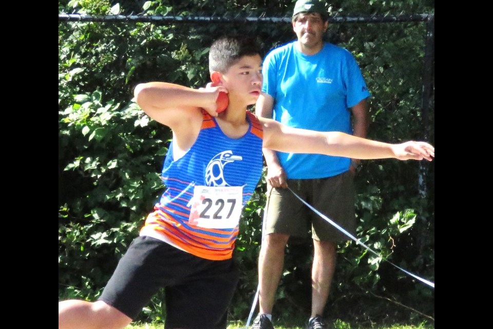 Kajaks produced a number of outstanding showings at the BC Junior Development Track and Field Championships in Surrey.