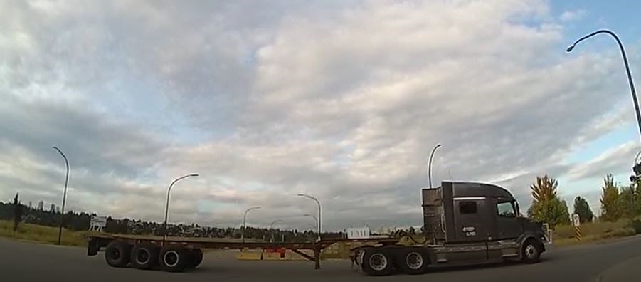 trucker burnaby speeding