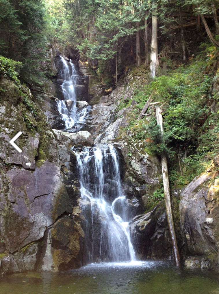 The upper waterfalls, Widgeon Marsh