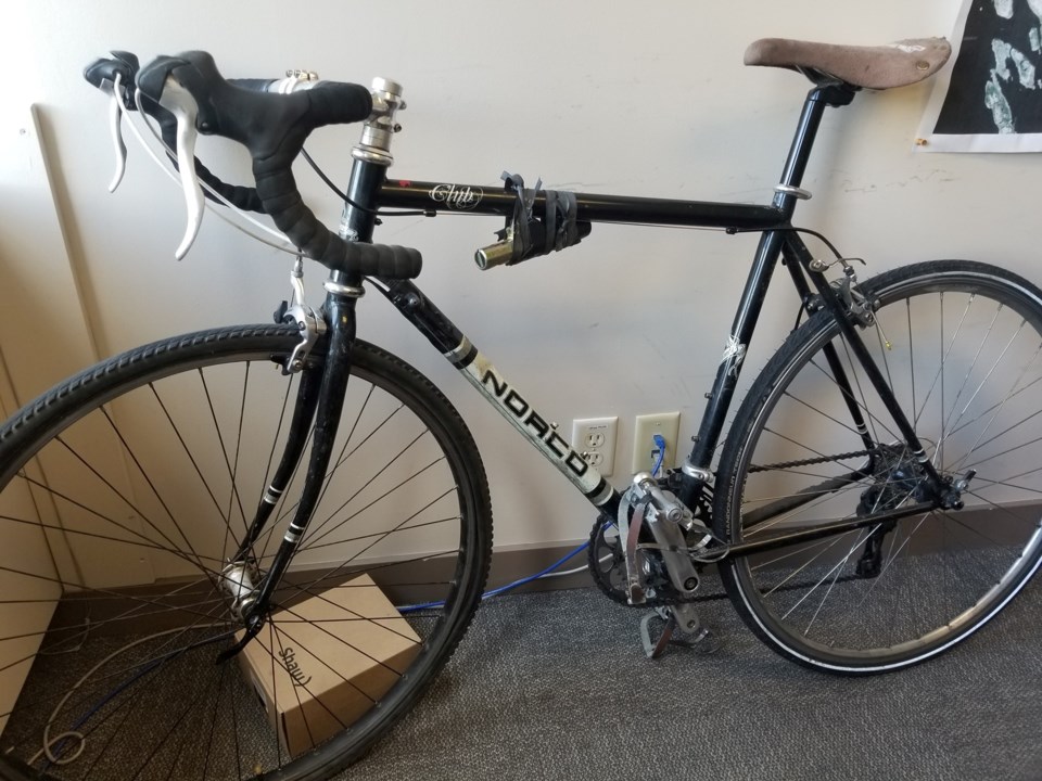Nick Thomas had his Norco Club 17-speed road bike stolen outside his office at West Pender last week