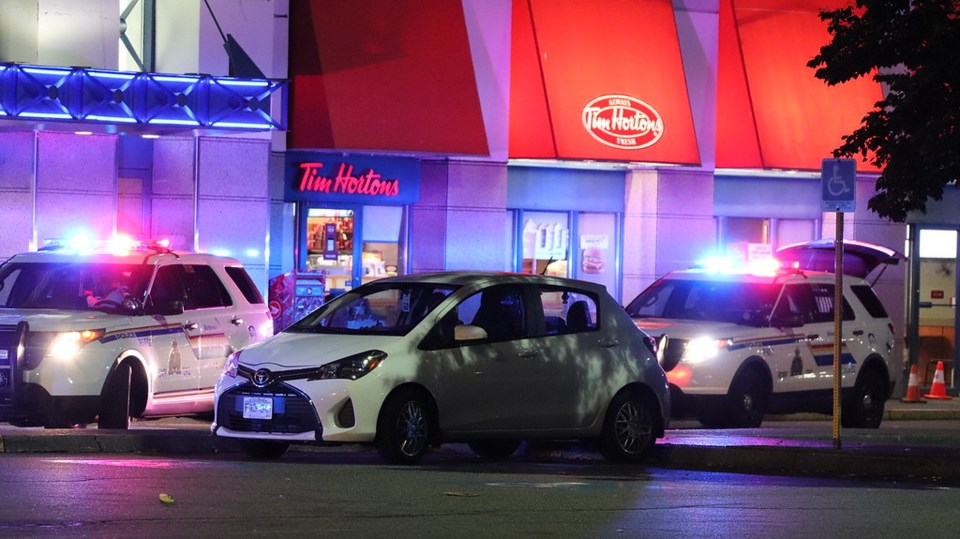 Shooting outside Tim Hortons july 29