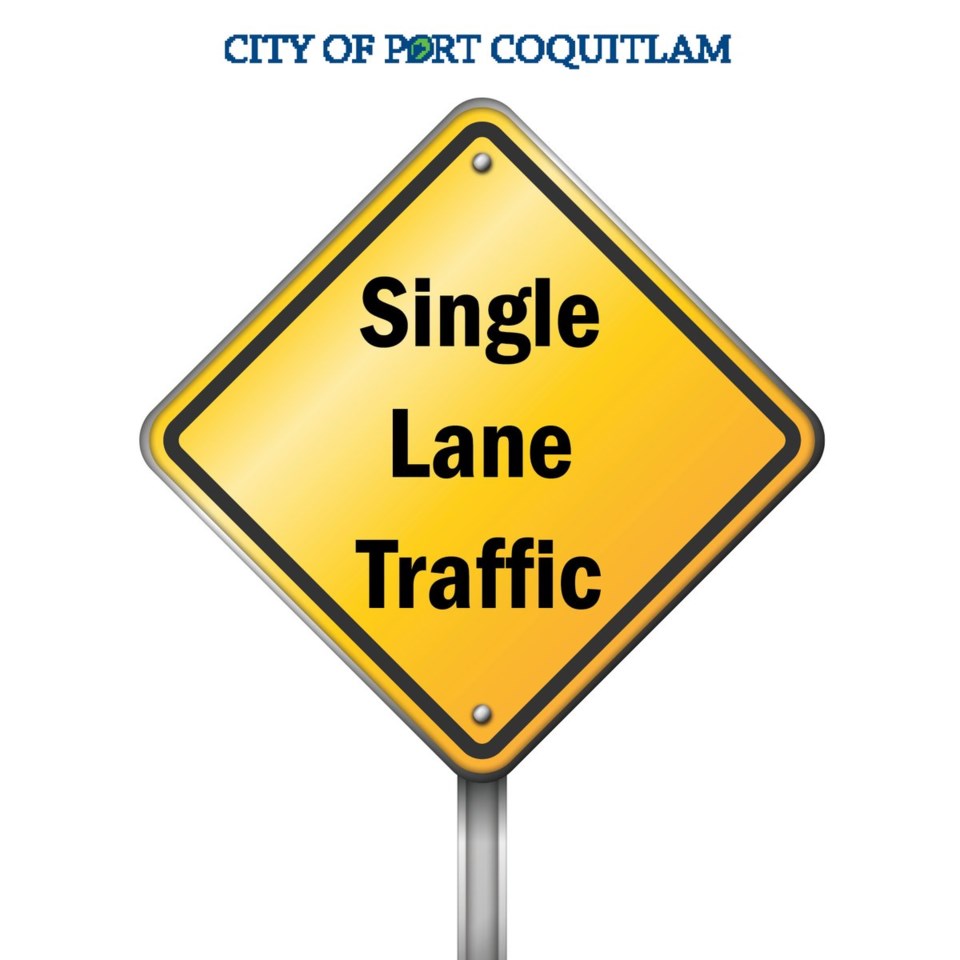 single lane traffic