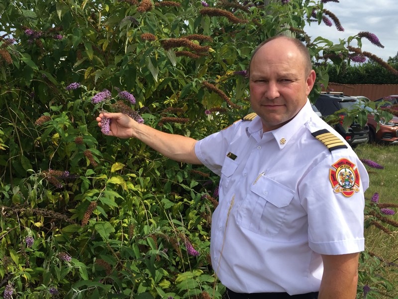 City of Powell River fire chief Terry Peters
