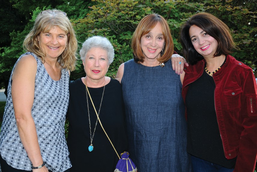 DWV Cultural Services’ Doti Niedermayer with West Vancouver Art Museum advisory committee members Massoume Price, Diana Becker and Rosa Jafari.