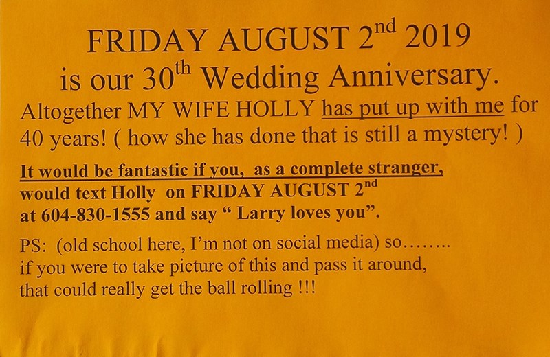 Love story flyer