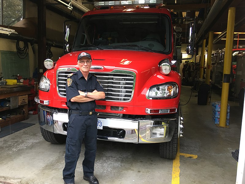 Malaspina fire chief Dave Keiver