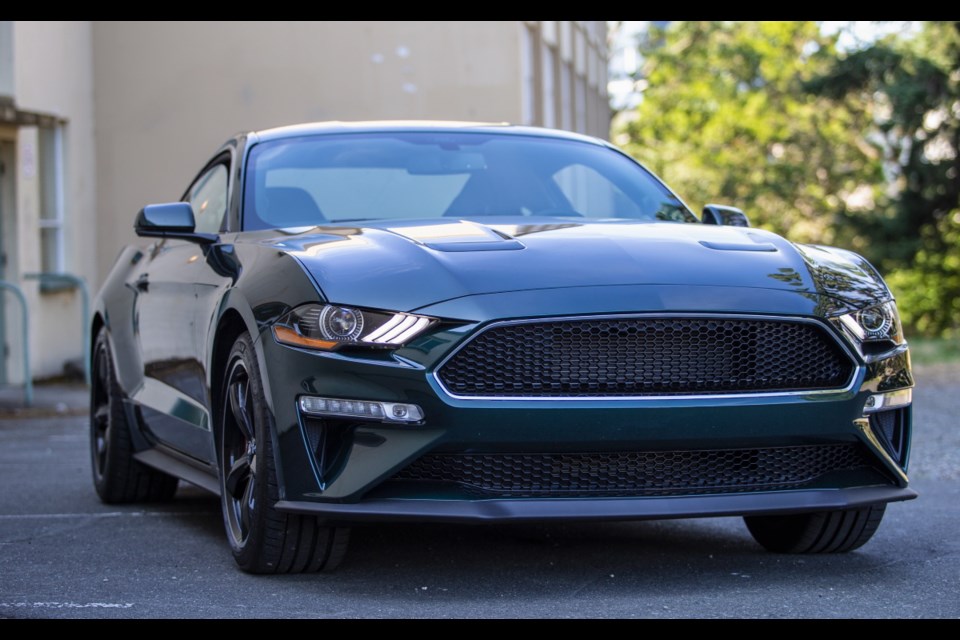 The Bullitt edition removes the logo from the grille, just as the one Steve McQueen drove looked in the 1968 film.