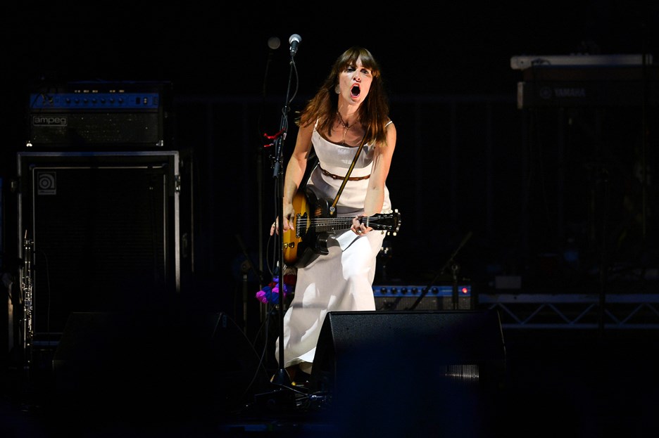 Headliner Feist performs at Burnaby Blues and Roots Festival at the Burnaby Blues and Roots Festival at Deer Lake Park. JENNIFER GAUTHIER PHOTO