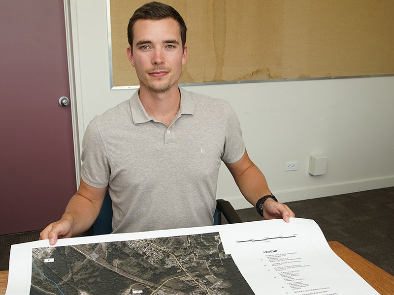 City of Powell River engineering technologist Brett Osualdini