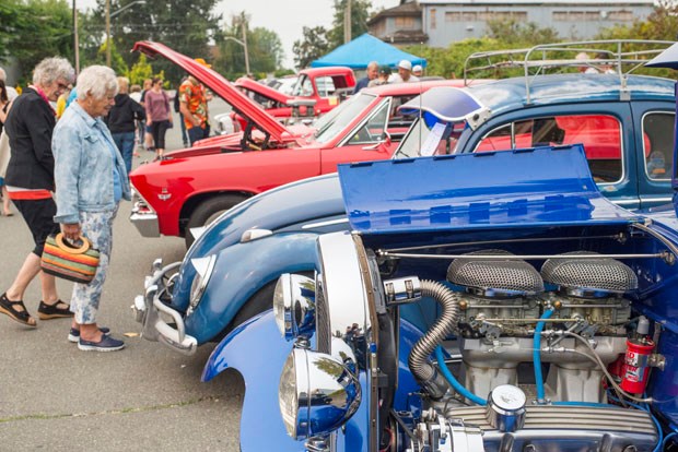 The streets of Ladner Village will be lined up with up to 400 vintage automobiles.