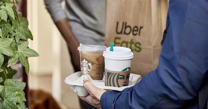 starbucks uber eats