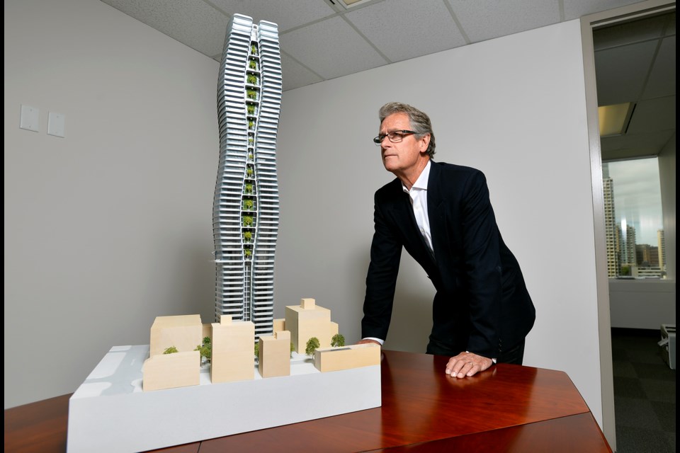 Rick Gregory, vice-president of Henson Developments, said the company’s team is working “very co-operatively” with city of 鶹ýӳstaff on the plans. Photo Jennifer Gauthier