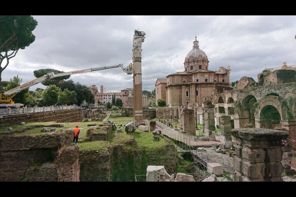 Rome, a city of three million, rests on ruins dating back thousands of years.