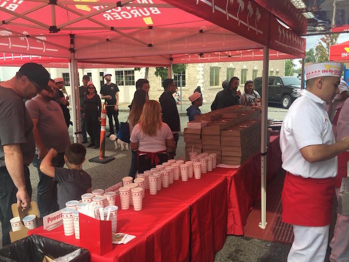 The In-N-Out stand at the 2018 event. Photo Langley Good Times Cruise-In Society/Facebook