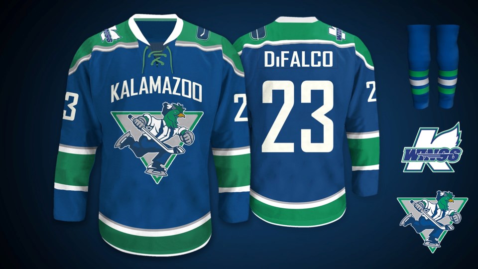 Canucks' ECHL affiliate, the Kalamazoo Wings, unveil fan-designed