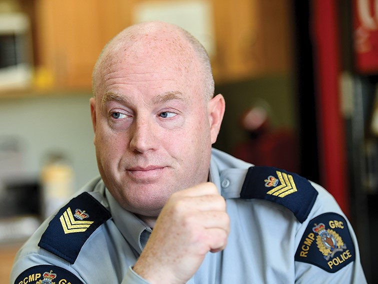 Sgt. John Grierson, Mackenzie RCMP detachment commander, who supervised the search for George Hazard-Benoit, a four year old who wandered into the woods outside of Mackenzie on Aug. 18 and was found more than 30 hours later alive and well.