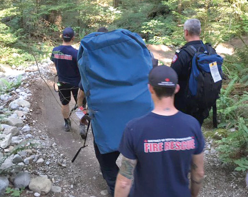 Mt Fromme rescue