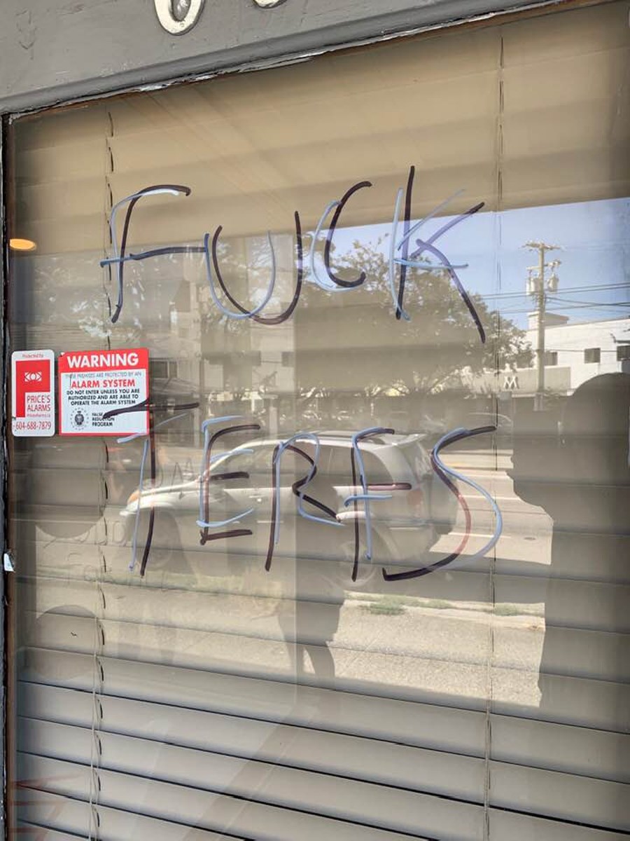 VRR vandalism