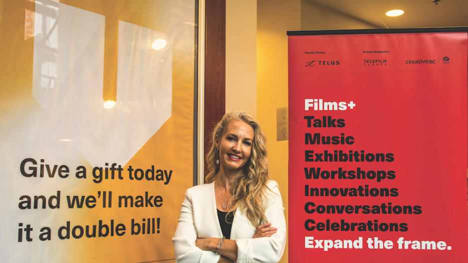 Vancouver International Film Festival executive director Jacqueline Dupuis at VanCity Theatre. Photo