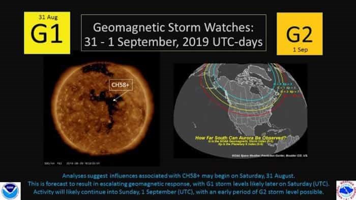 Geomagnetic storm watch