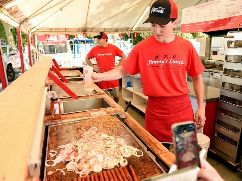 This year, Jimmy's Lunch celebrated 90 years of fried onion and classic burgers at the Fair at the P