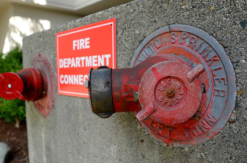 Standpipe connection, metal theft