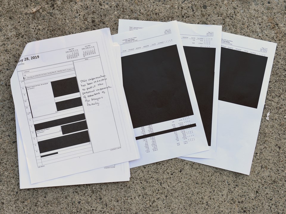 FOI documents redacted