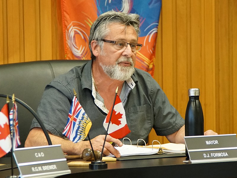 Powell River mayor Dave Formosa