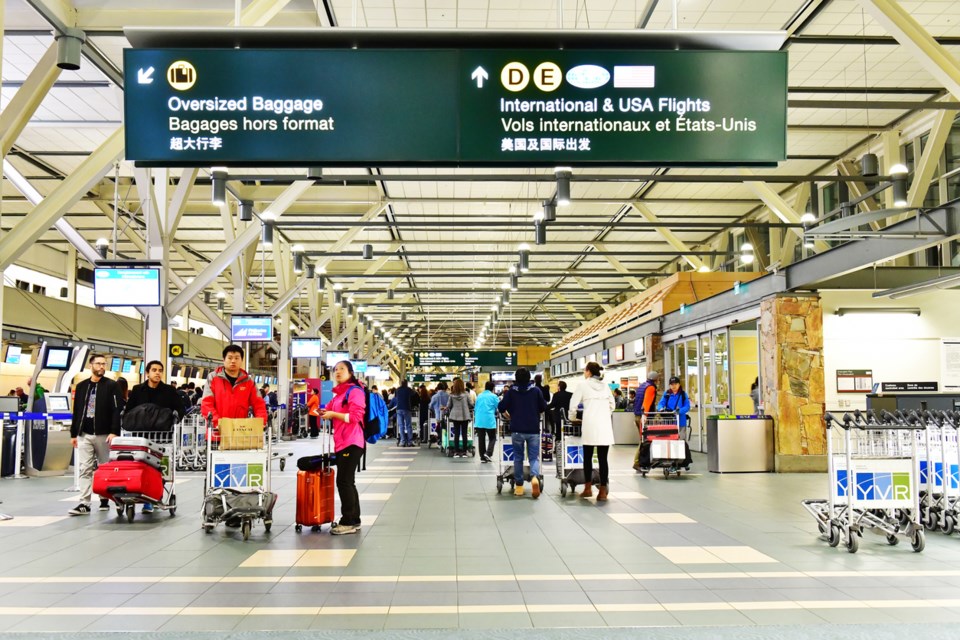 YVR announced its airport improvement fee will rise from $20 to $25 starting Jan. 1, 2020. Photo iSt