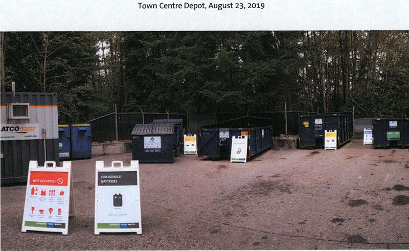 Coquitlam's Town Centre recycling depot last month, nearly two years after changes were made to it including staffing it, adding security features and closing the Mariner depot.