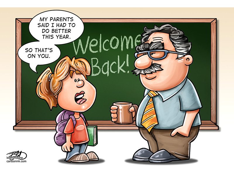 Cartoon: Welcome back to school - Powell River Peak